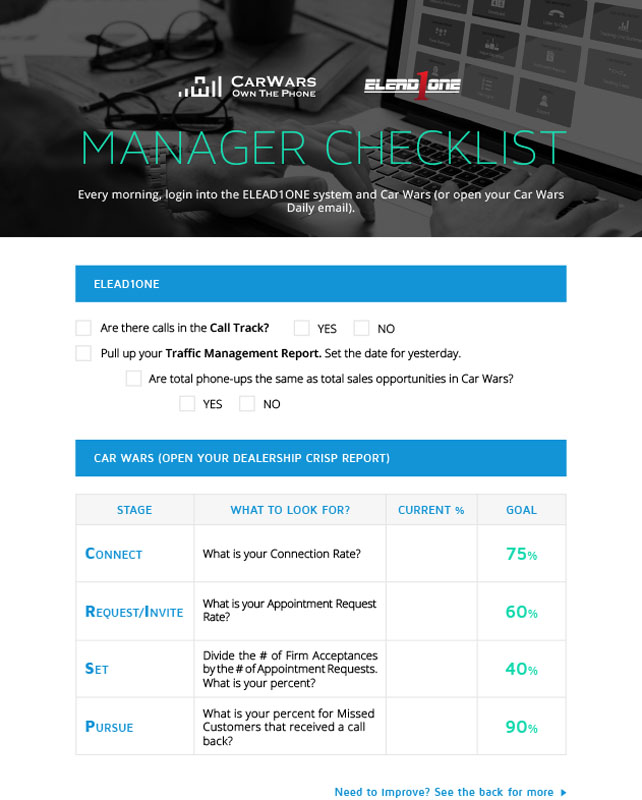 CRM Best Practices Car Wars
